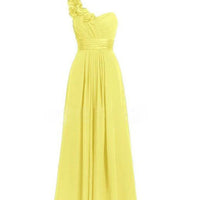 Women's Multi Colored Slanted Neck Sleeveless Strapless Long Dress
