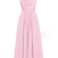 Women's Multi Colored Slanted Neck Sleeveless Strapless Long Dress