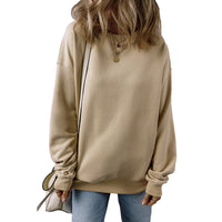 European And American Loose Oversize Laid-back Long Sleeve Sweater Women