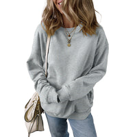 European And American Loose Oversize Laid-back Long Sleeve Sweater Women